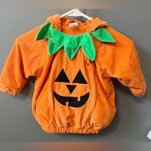 Target Kids' Jack-O'-Lantern Costume - Orange and Green Sz 12 -18 mos